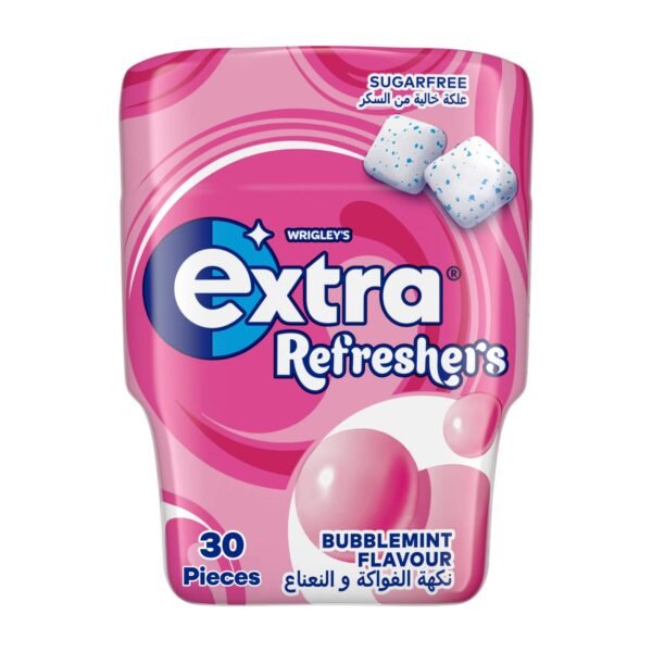 Wrigleyx27s-Extra-Gum-Refreshers-Bubblemint-Sugar-Free-Chewing-Gum-30-Pieces-1 Wrigley's Extra Gum Refreshers Bubblemint, Sugar Free Chewing Gum 30 Pieces – Wholesale & Export UAE
