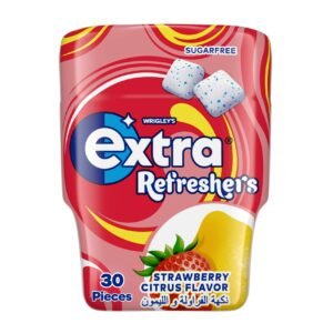 Wrigley's Extra Gum Refreshers Strawberry Citrus, Sugar Free Chewing Gum 30 Pieces – Wholesale & Export UAE