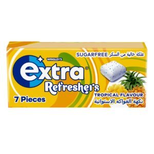 Wrigley's Extra Gum Refreshers Tropical, Sugar Free Chewing Gum 7 Pieces – Wholesale & Export UAE