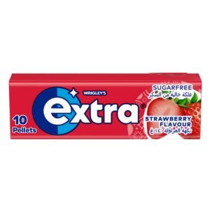 Wrigley's Extra Gum Strawberry, Sugar Free Chewing Gum 10 Pellets – Wholesale & Export UAE