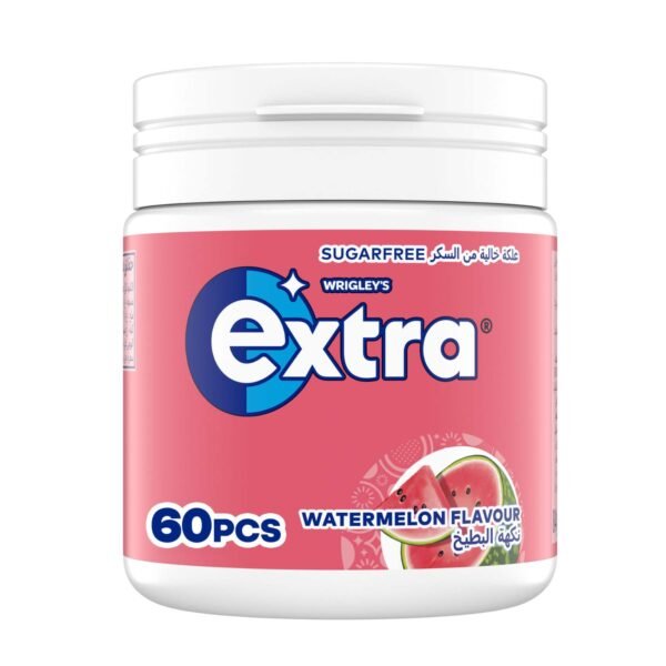 Wrigley's Extra Gum Watermelon, Sugar Free Chewing Gum 60 Pellets – Wholesale & Export UAE