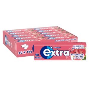 Wrigley's Extra Gum Watermelon, Sugar Free Chewing Gum Pack of 30x10 Pellets – Wholesale & Export UAE