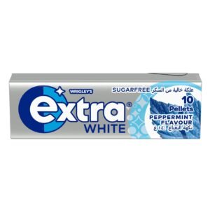 Wrigley's Extra Gum White Peppermint, Sugar Free Chewing Gum 10 Pellets – Wholesale & Export UAE