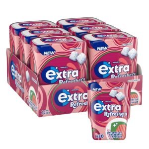 Wrigley's Extra Refresher's Watermelon Raspberry Flavor, 67g Pack of 6 – Wholesale & Export UAE