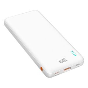 X.Cell-USB-PD-Port-Power-Bank-White-10200mAh-1 X.Cell USB PD Port Power Bank White 10200mAh – Wholesale & Export UAE