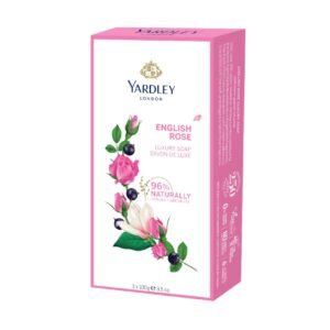 Yardley English Rose Luxury Soap Pink 100g Pack of 3 – Wholesale & Export UAE