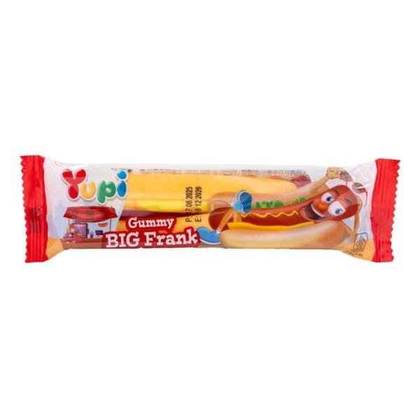 Yupi-Big-Frank-Gummy-28g-2 Yupi Big Frank Gummy, 28g – Wholesale & Export UAE