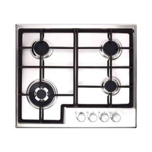 Zanussi 4 Burner Gas Built-in Hob ZGH66424XS Silver 60cm – Wholesale & Export UAE