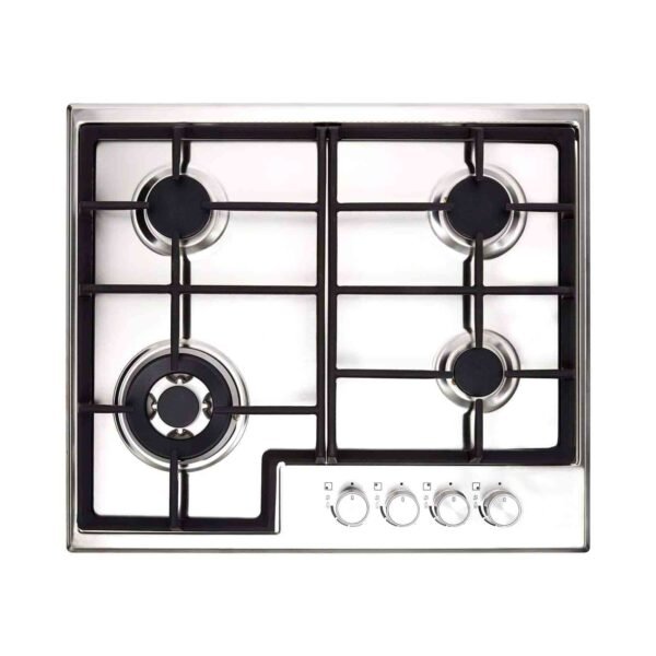 Zanussi 4 Burner Gas Built-in Hob ZGH66424XS Silver 60cm – Wholesale & Export UAE