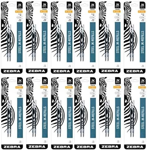 Zebra JK-Refll G301 Retractable Gel Pen Refills, 0.7mm, Medium Point, Black Ink – Wholesale & Export UAE