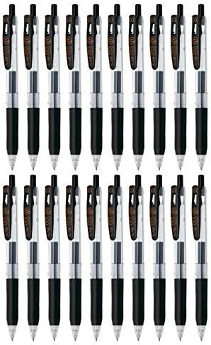 Zebra Sarasa Clip 0.3 Retractable Gel Ink Pen, Rubber Grip, 0.3mm, Black Ink, Value Set of 20 – Wholesale & Export UAE