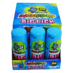 Zed-Candy-Screamers-Big-Lick-Blue-Razz-Sour-Candy-Roller-60ml-Pack-of-12-1 Zed Candy Screamers Big Lick Blue Razz Sour Candy Roller, 60ml Pack of 12 – Wholesale & Export UAE