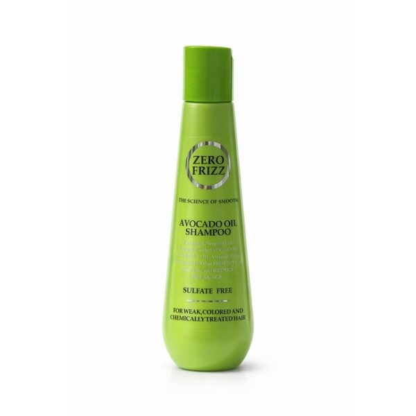 Zero-Frizz-Avocado-Oil-Shampoo-355ml-–-Sulfate-Free-Strengthening-Anti-Breakage-Hair-Shampoo-UAE Zero Frizz Avocado Oil Shampoo 355ml – Sulfate Free Strengthening Anti Breakage Hair Shampoo UAE – Wholesale & Export UAE