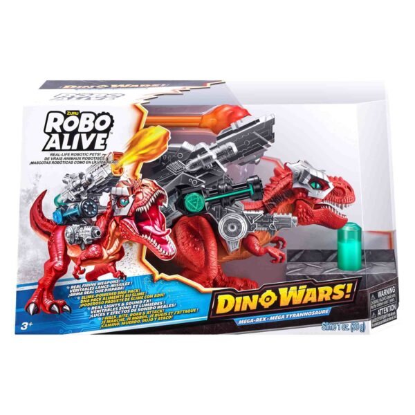 Zuru Robo Alive Robotic Pets Dino Wars Giant T-Rex with Slime, 3 Years+, 30g – Wholesale & Export UAE