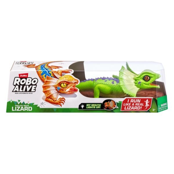 Zuru Robo Alive Robotic Pets Series 3 Frilled Neck Lizard, 3 Years+ – Wholesale & Export UAE