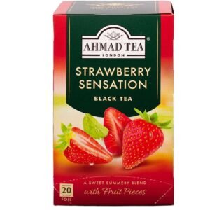 Ahmad Tea Strawberry Sensation Black Tea with Fruit Pieces 20 Tea Bags wholesale UAE — bulk export supplier