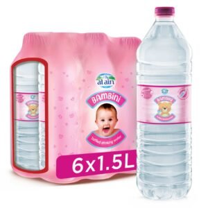 Al Ain Bambini Bottled Drinking Water 1.5L Pack of 6 wholesale UAE — bulk export supplier