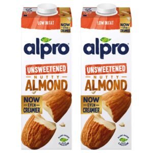 Alpro Almond Unsweetened Drink, 100% Plant-Based, Lactose Free 1L Pack of 2 – Wholesale & Export UAE - wholesale supplier | AgroFoods Global