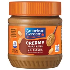 American Garden Creamy Peanut Butter U.S. Classic, 340g – Wholesale & Export UAE - wholesale supplier | AgroFoods Global