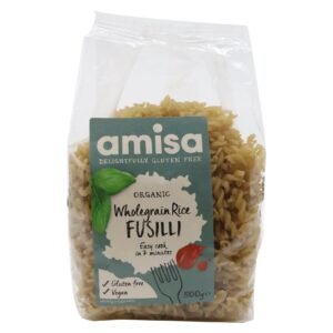 Amisa Organic Wholegrain Rice Fusilli 500g wholesale UAE — bulk export supplier