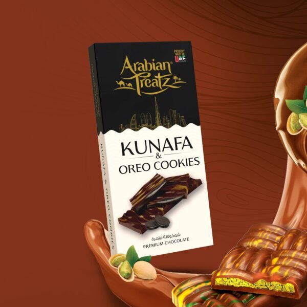 Arabian Treatz Kunafa Oreo Cookies Chocolate 100gm Ndash The Arabian Treatz Kunafa Oreo Cookies Chocolate 100gm Ndash The — premium quality