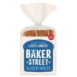 Baker Street Sliced White Loaf, 550g – Wholesale & Export UAE - wholesale supplier | AgroFoods Global