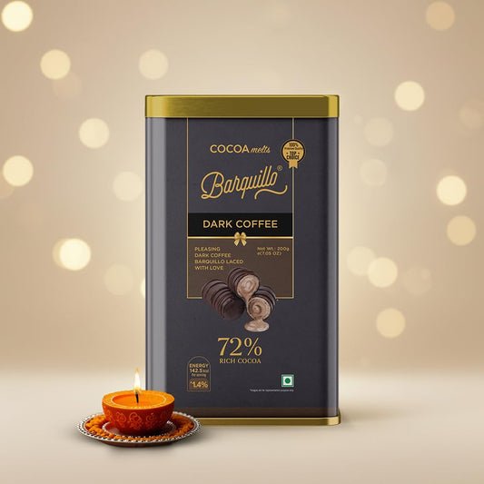 Barquillo Dark Coffee Chocolate Tin — premium quality