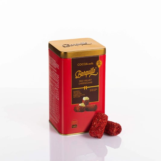 Barquillo Red Velvet Cheesecake Chocolate Tin — premium quality