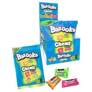 Bazooka Chewz Sour Chewy Candy Bag, 120g wholesale UAE — bulk export supplier
