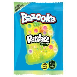 Bazooka Rattlers Sour Chewy Candies, 120g – Wholesale & Export UAE - wholesale supplier | AgroFoods Global