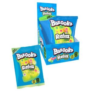 Bazooka Rattlers Sour Chewy Candies, 120g Pack of 12 – Wholesale & Export UAE - wholesale supplier | AgroFoods Global