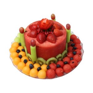 Birthday Melon Cake Single Tier 30cm — premium quality
