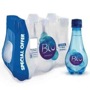 Blu Sparkling Water with No Sugar and Refreshing Carbonated Drink, 250ml Pack of 6 – Wholesale & Export UAE - wholesale supplier | AgroFoods Global
