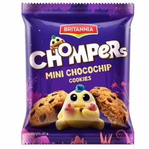 Britannia Chompers Choco Chips Cookies, 28g, Pack of 8 wholesale UAE — bulk export supplier