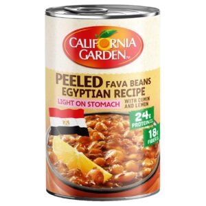 California Garden Peeled Fava Bean Egyptian Recipe with Cumin and Lemon, 450g – Wholesale & Export UAE - wholesale supplier | AgroFoods Global