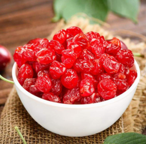 Candied Red Dried Sweet Cherries Fruit