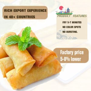 Chinese Halal Frozen Spring Roll Pastry
