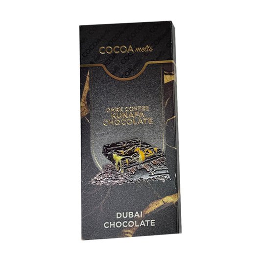 Cocoa Melts Dark Coffee Kunafa Chocolate 160g Cocoa Melts Dark Coffee Kunafa Chocolate 160g — premium quality