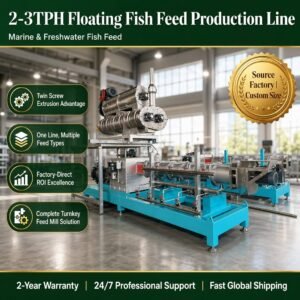 Complete Floating Fish Feed Manufacturing Plant