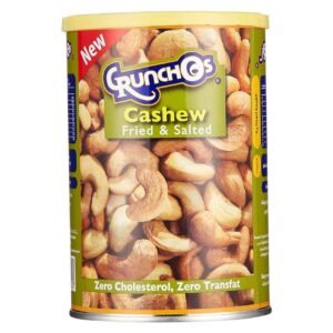 Crunchos Fried and Salted Cashew Can, 350g – Wholesale & Export UAE - wholesale supplier | AgroFoods Global