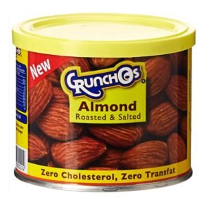 Crunchos Roasted and Salted Almond Can, 100g – Wholesale & Export UAE - wholesale supplier | AgroFoods Global