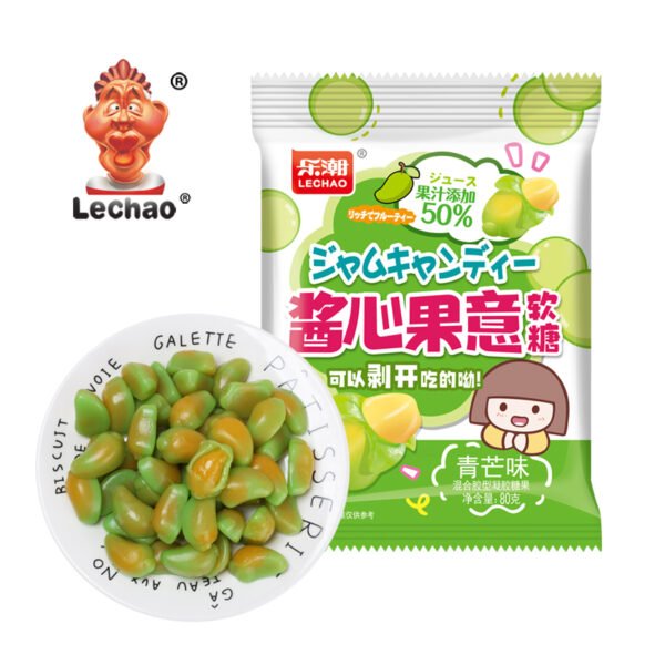 Custom Different Shapes Mango Flavored Peeled