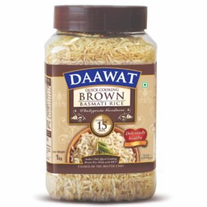 Daawat Quick Cooking Brown Basmati Rice, 1kg – Wholesale & Export UAE - wholesale supplier | AgroFoods Global