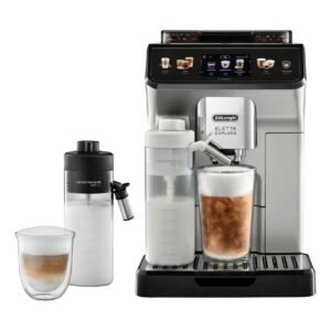 DeLonghi Eletta Explore Automatic Coffee Machine ECAM45065.S, 1450 W, 1.8 L, Silver and Black, Cold Extraction Technology wholesale UAE — bulk export supplier