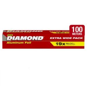 Diamond Aluminium Foil Extra Wide, 100m wholesale UAE — bulk export supplier