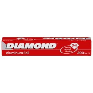 Diamond Aluminium Foil Silver 200sqft wholesale UAE — bulk export supplier