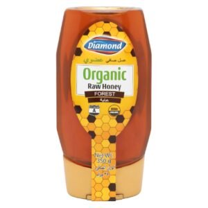 Diamond Organic Raw Forest Honey, 350g wholesale UAE — bulk export supplier