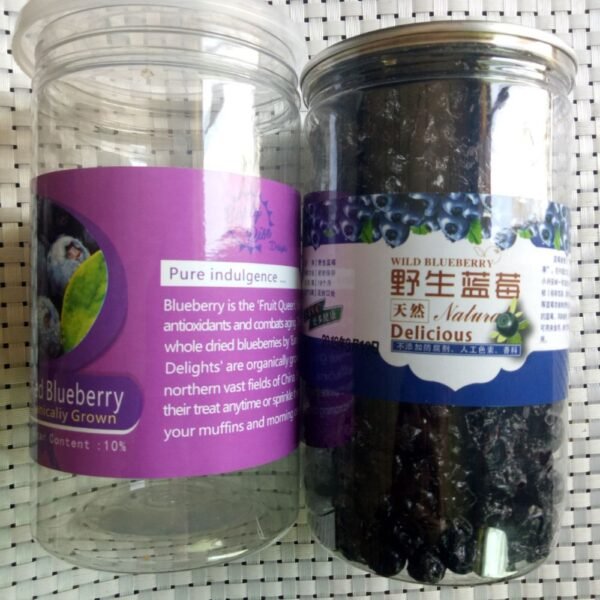 Dried Blueberries Preserved Syrup Sweet Taste