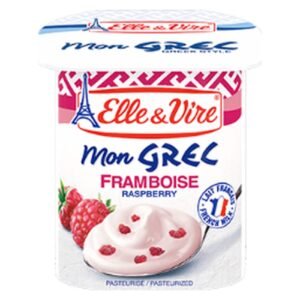 Elle & Vire Greek Style Raspberry Flavoured Dessert, 125g – Wholesale & Export UAE - wholesale supplier | AgroFoods Global