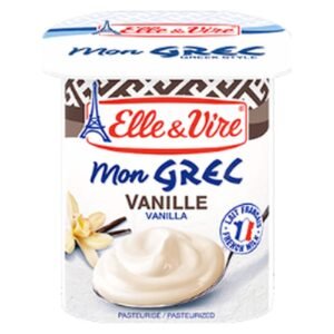 Elle & Vire Greek Style Vanilla Flavoured Yoghurt, 125g wholesale UAE — bulk export supplier